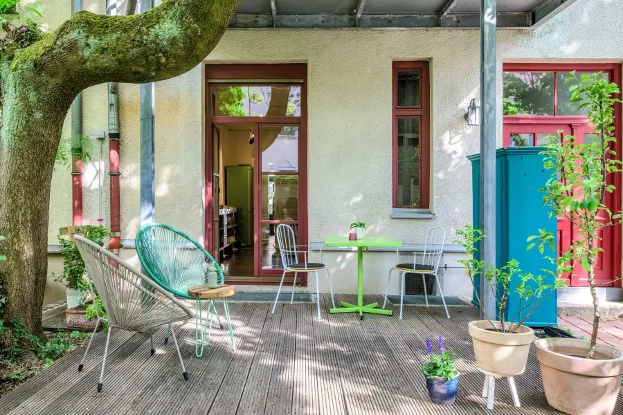 Terrasse in der Concept Kitchen, Event Location in München